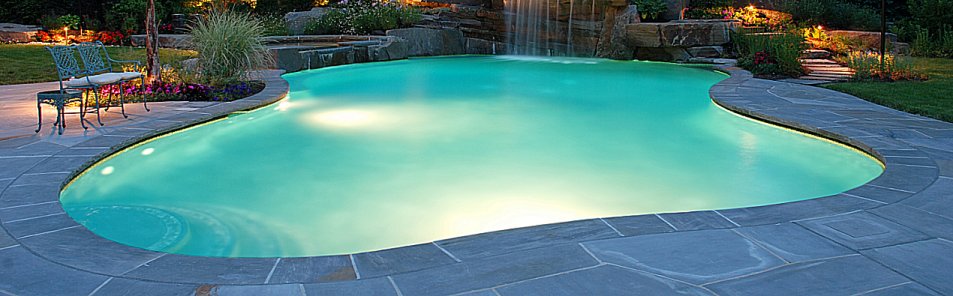 blue pool